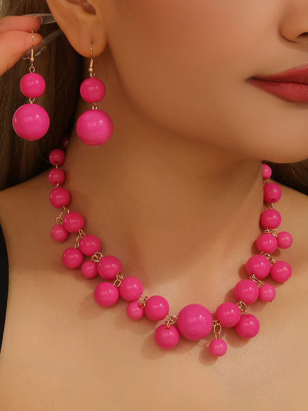 Split-Joint Earrings Accessories + Necklaces Accessories Three Pieces - Image 4