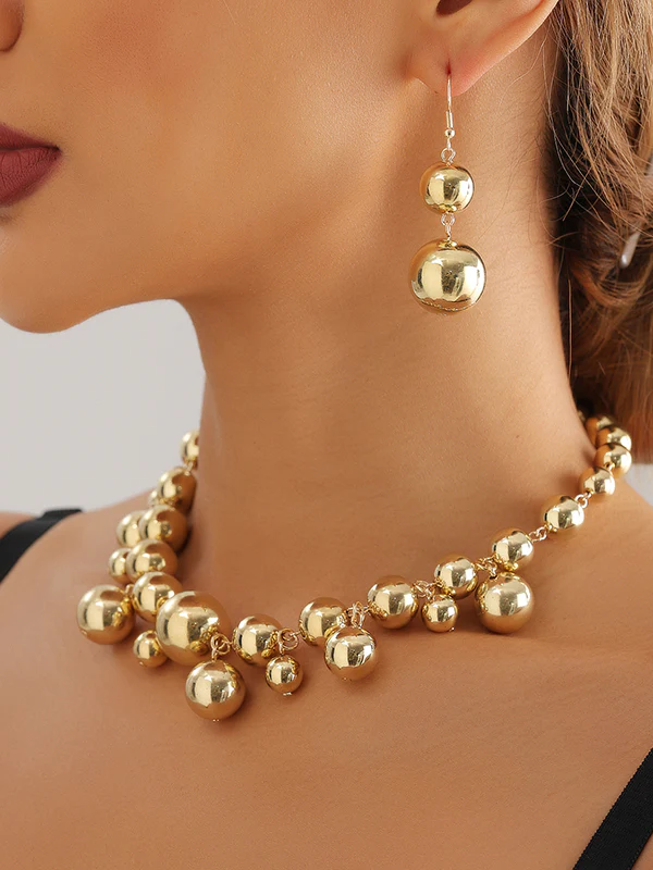 Split-Joint Earrings Accessories + Necklaces Accessories Three Pieces - Image 5