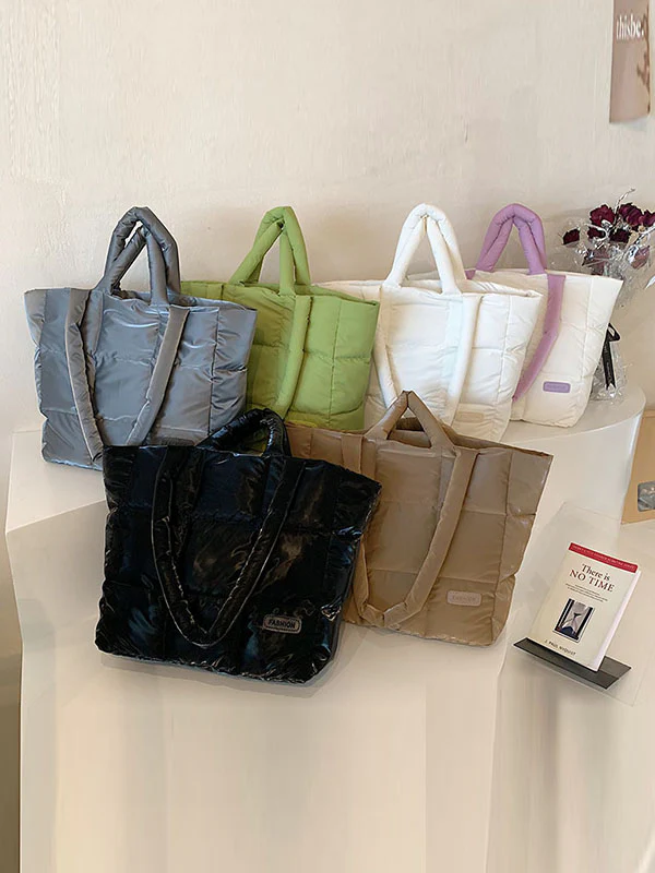 Split-Joint Padded Bags Handbags Tote Bags - Image 15