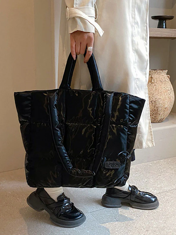 Split-Joint Padded Bags Handbags Tote Bags - Image 2