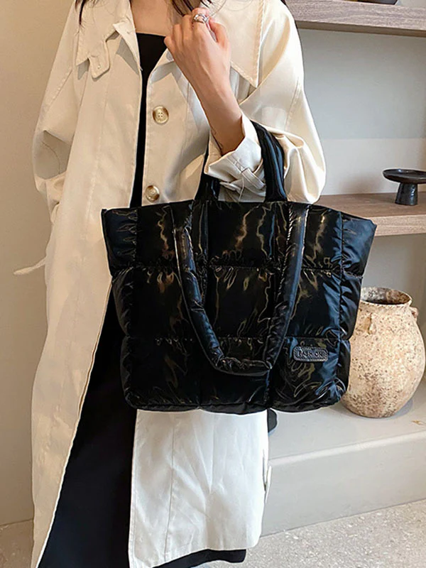 Split-Joint Padded Bags Handbags Tote Bags - Image 3