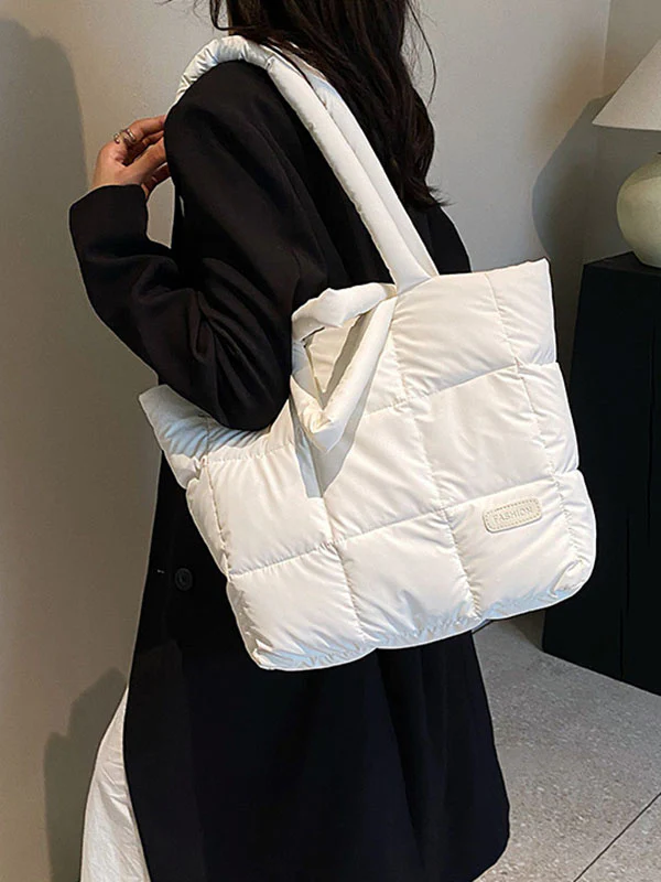Split-Joint Padded Bags Handbags Tote Bags - Image 5