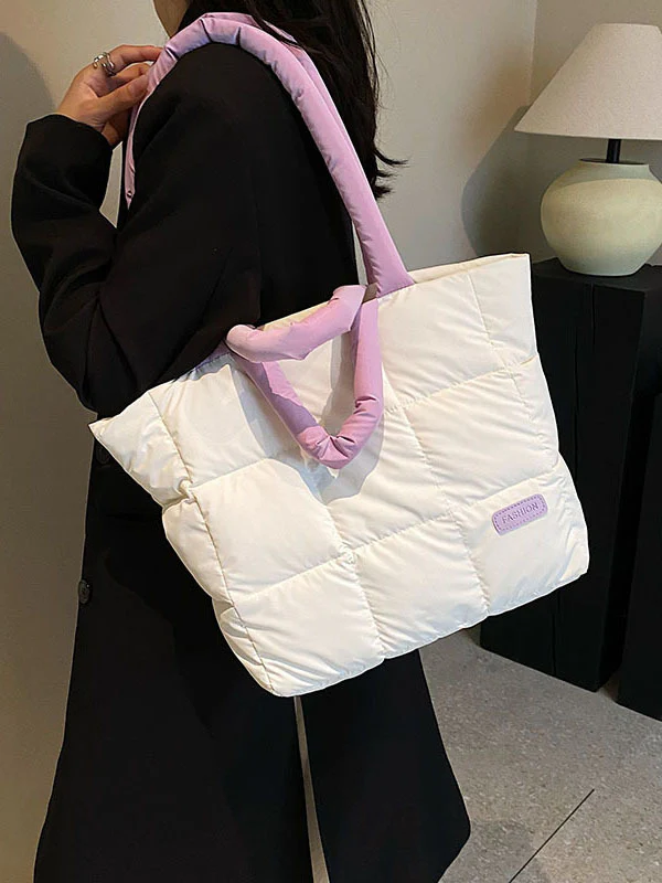Split-Joint Padded Bags Handbags Tote Bags - Image 6