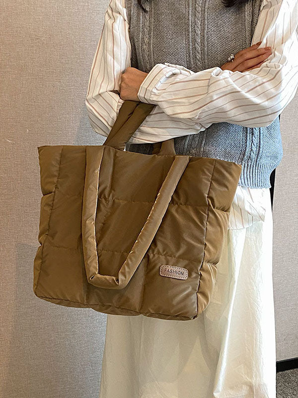Split-Joint Padded Bags Handbags Tote Bags - Image 8