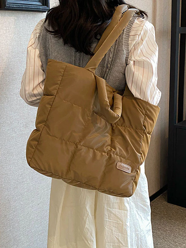 Split-Joint Padded Bags Handbags Tote Bags - Image 9