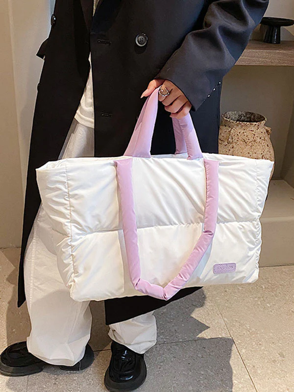 Split-Joint Padded Bags Handbags Tote Bags - Image 10