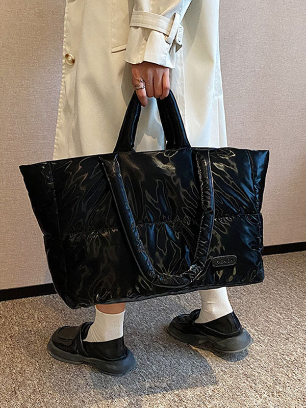 Split-Joint Padded Bags Handbags Tote Bags - Image 2