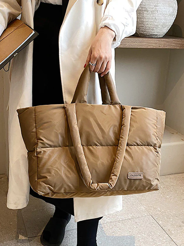 Split-Joint Padded Bags Handbags Tote Bags - Image 3