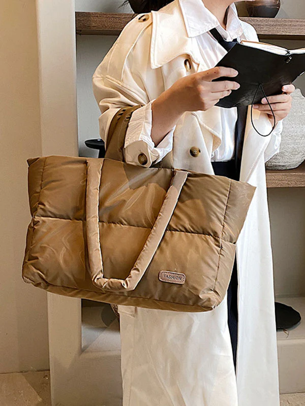Split-Joint Padded Bags Handbags Tote Bags - Image 4