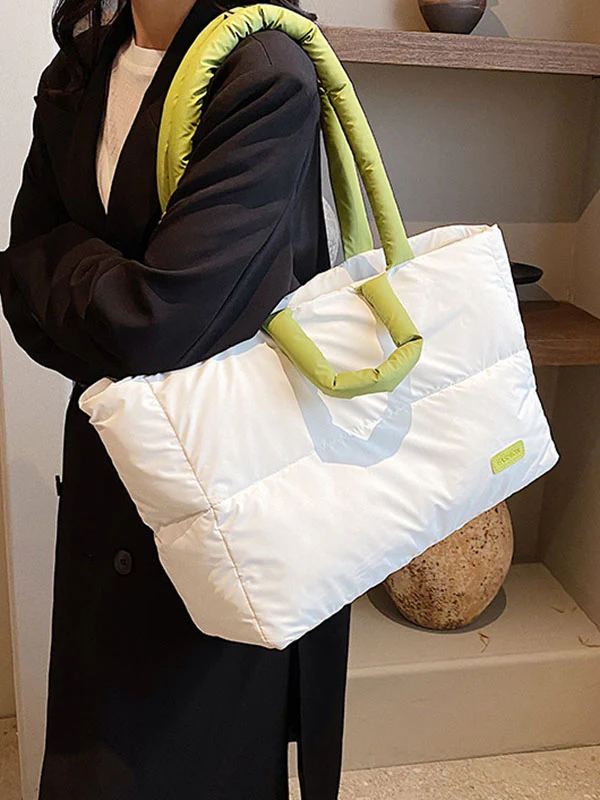 Split-Joint Padded Bags Handbags Tote Bags - Image 7