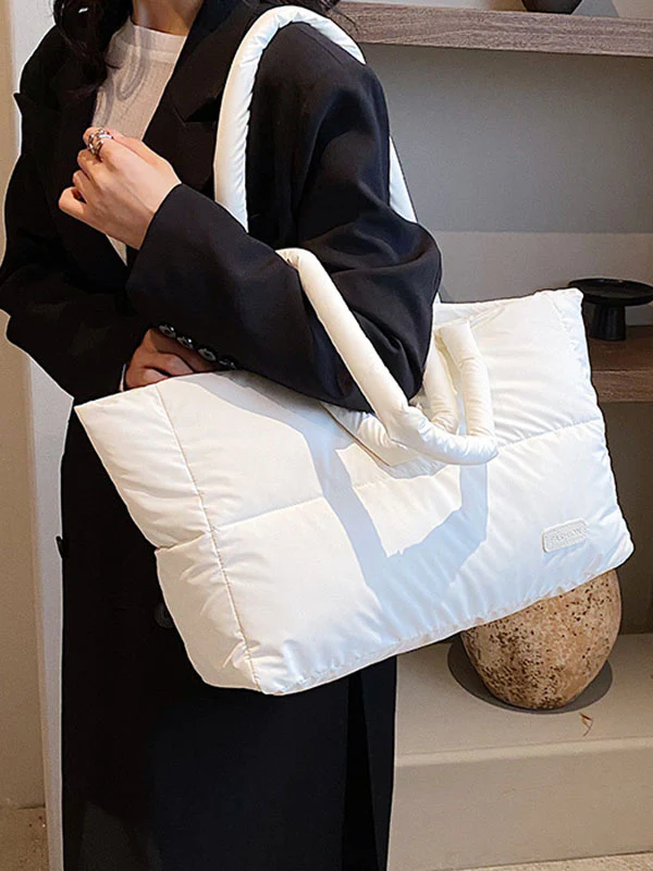 Split-Joint Padded Bags Handbags Tote Bags - Image 8