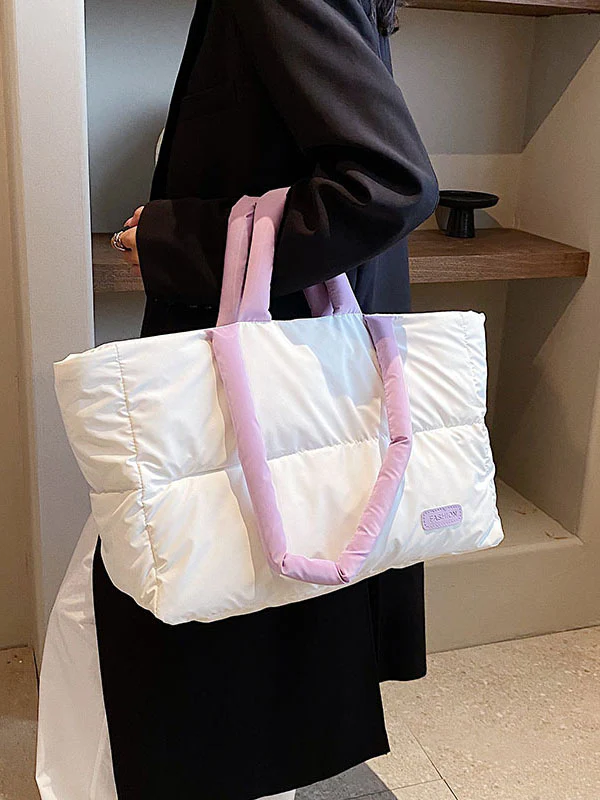 Split-Joint Padded Bags Handbags Tote Bags - Image 9
