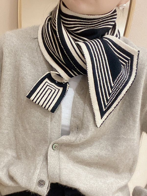 Split-Joint Striped Scarf - Image 2