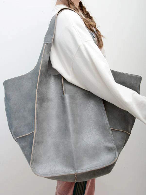 Split-Joint Tote Bags Handbags - Image 13