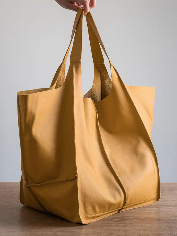 Split-Joint Tote Bags Handbags - Image 15