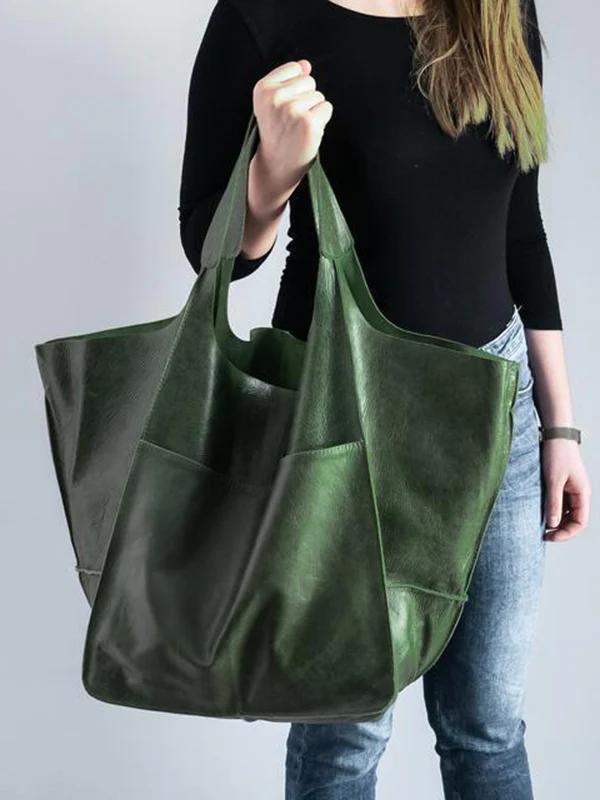 Split-Joint Tote Bags Handbags - Image 3