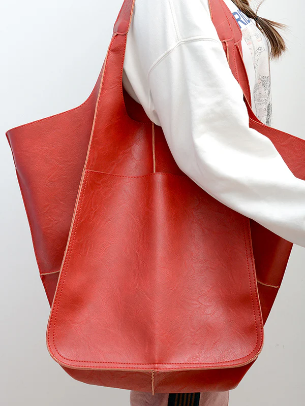 Split-Joint Tote Bags Handbags - Image 7