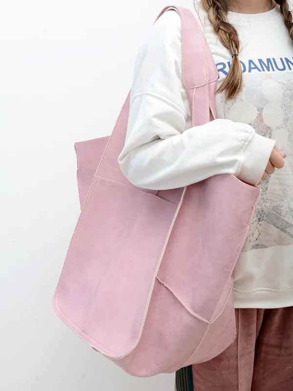 Split-Joint Tote Bags Handbags - Image 9