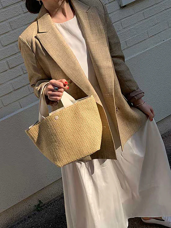 Split-Joint Woven Bags Bags Accessories Handbags - Image 5