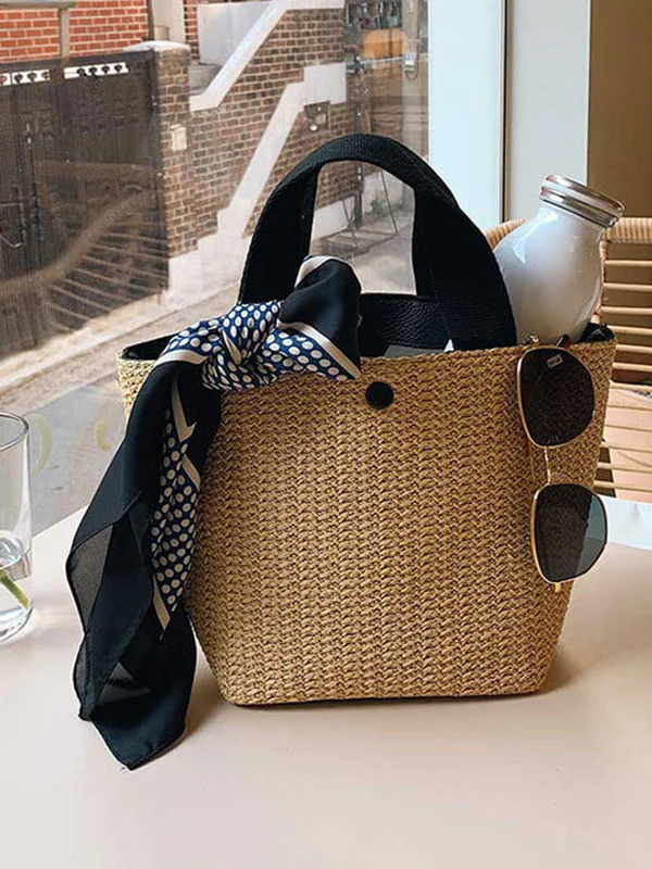 Split-Joint Woven Bags Bags Accessories Handbags - Image 9