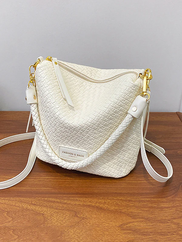 Split-Joint Woven Zipper Bags - Image 11