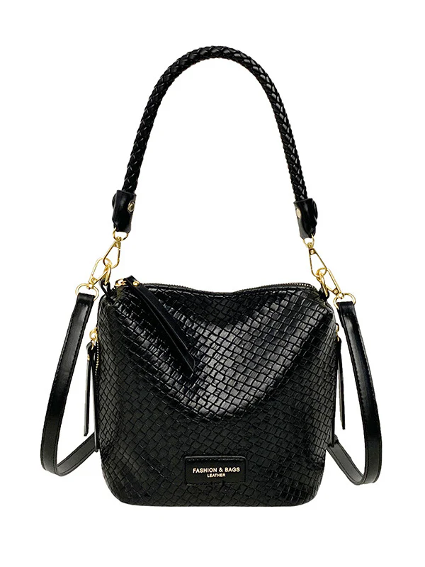Split-Joint Woven Zipper Bags - Image 15
