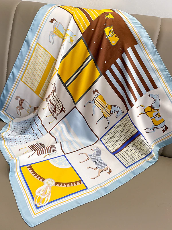 Square Animal Printed Scarfs&Hats - Image 6