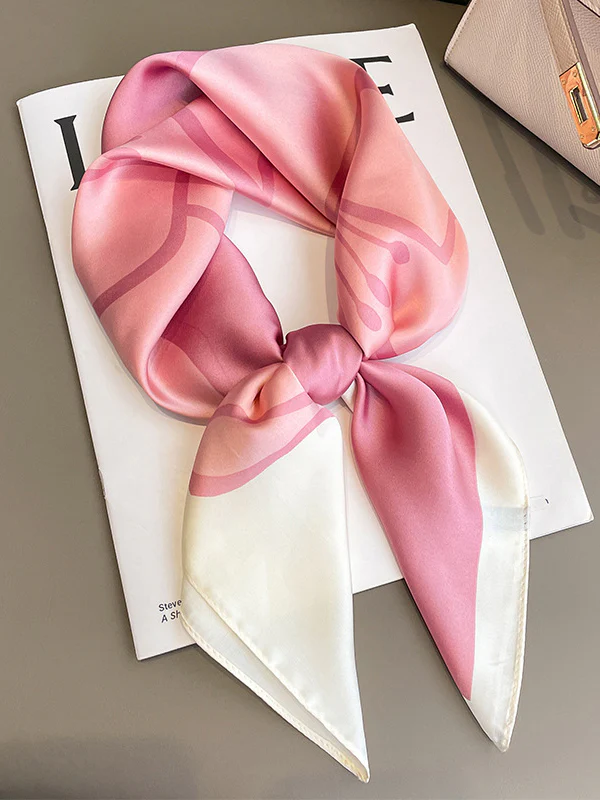 Square Floral Printed Scarfs&Hats - Image 3