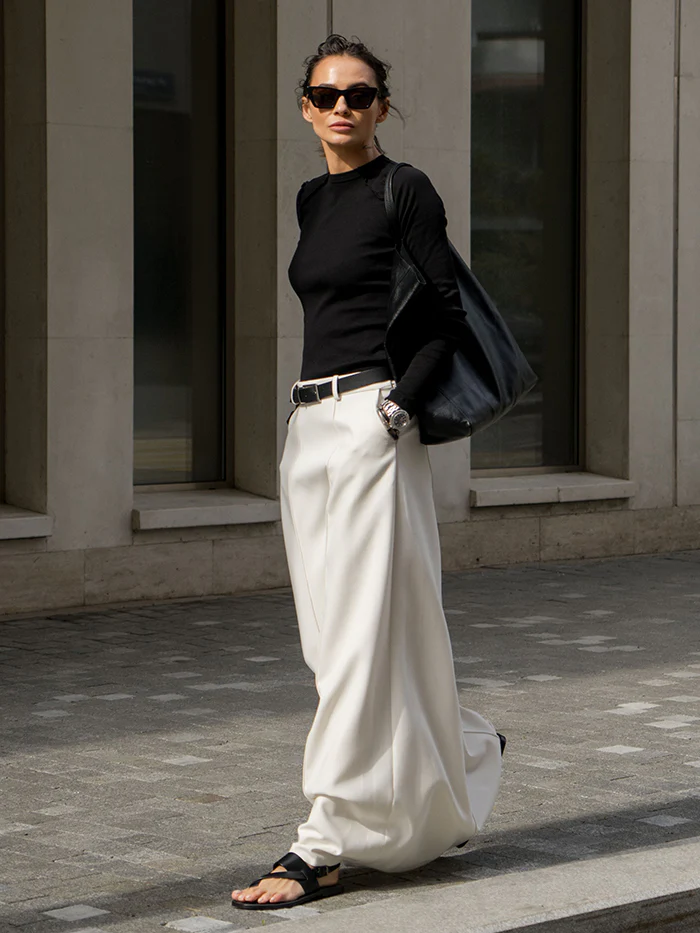 Stylish H-Line Solid Color Skirts Bottoms - Image 7
