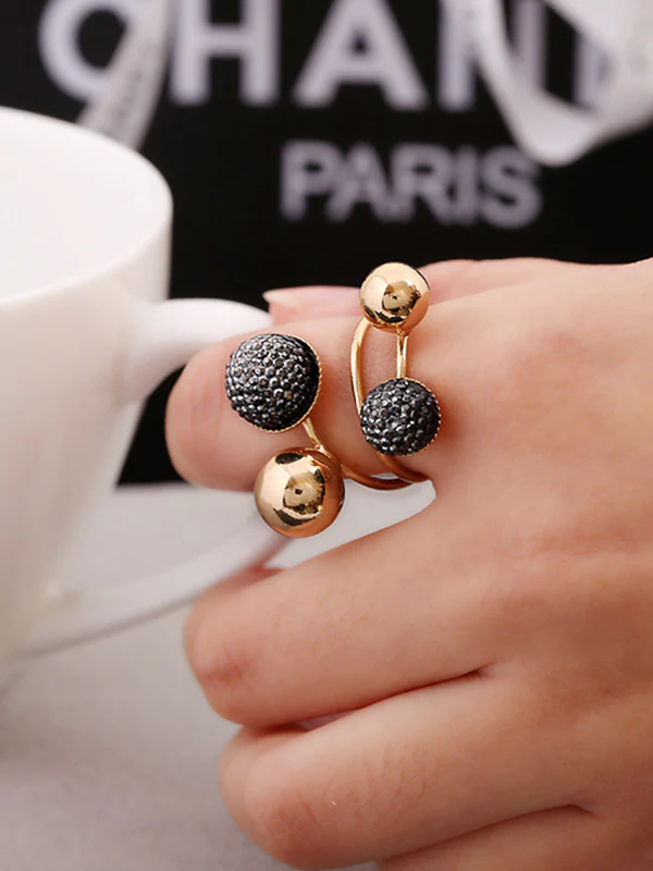 Stylish Selection Adjustable Geometric Rings Accessories - Image 2