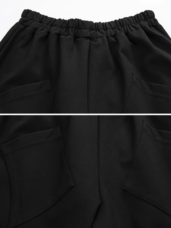 Stylish Solid Elasticity Harem Pants - Image 10