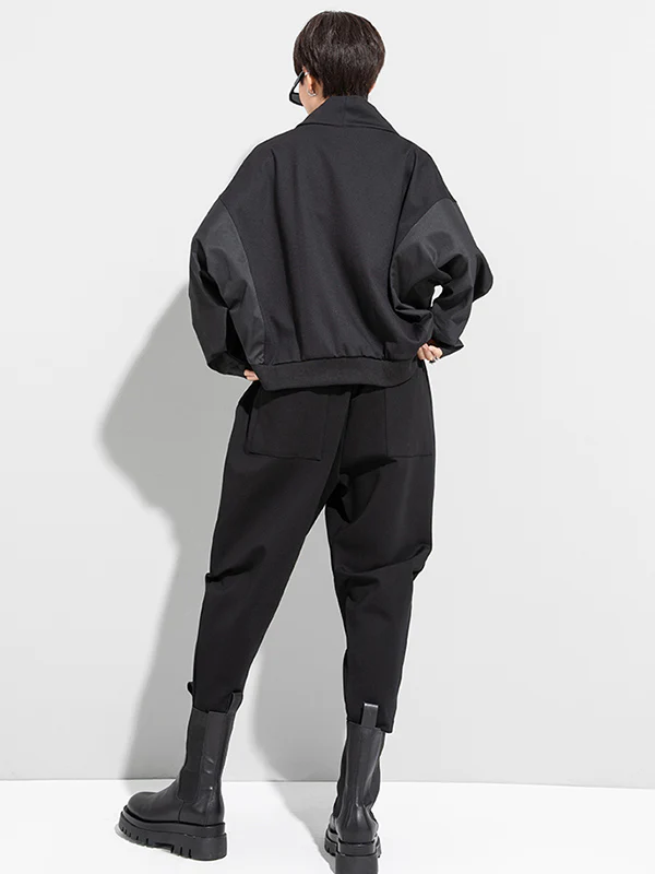 Stylish Solid Elasticity Harem Pants - Image 8