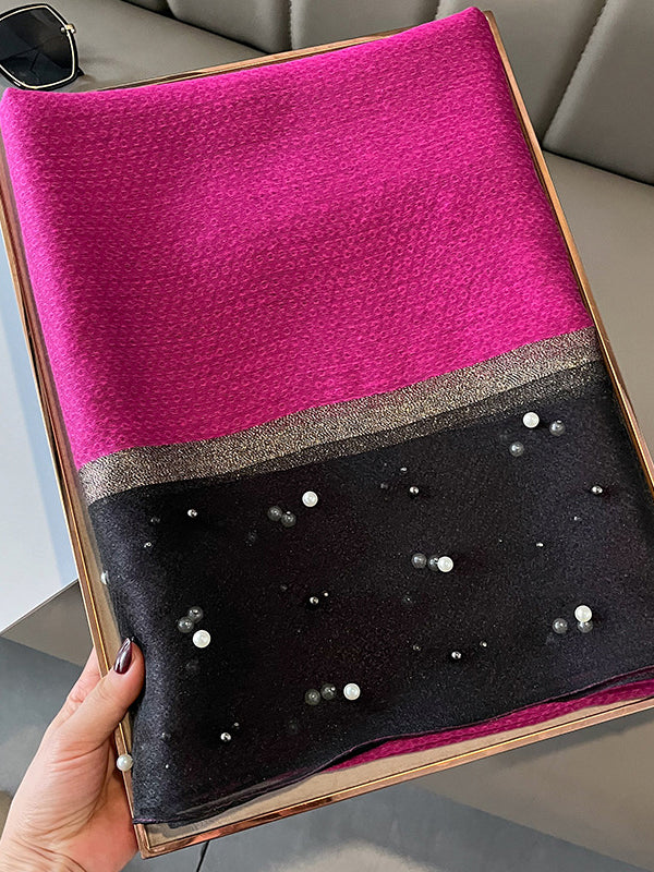 Sun-Protection Beaded See-Through Shawl&Scarf - Image 33