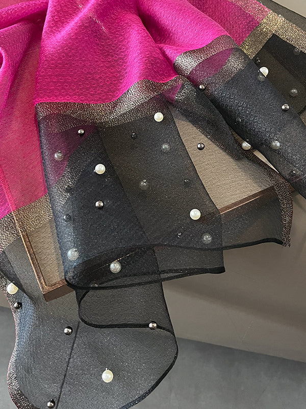 Sun-Protection Beaded See-Through Shawl&Scarf - Image 48