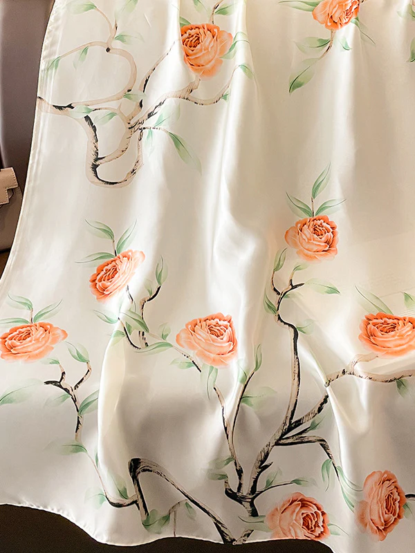 Sun-Protection Floral Printed Shawl&Scarf - Image 3