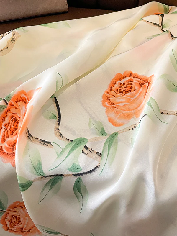 Sun-Protection Floral Printed Shawl&Scarf - Image 5