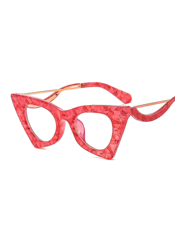 Sun-Protection Geometric Hollow Sunglasses Accessories - Image 3