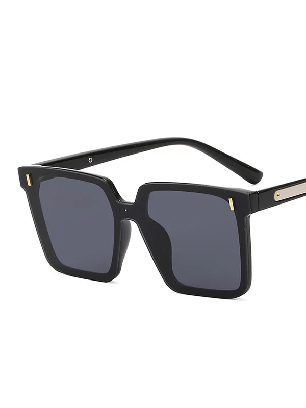 Sun-Protection Geometric Sunglasses Accessories - Image 4