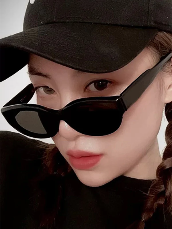 Sun-Protection Geometric Sunglasses Accessories - Image 2