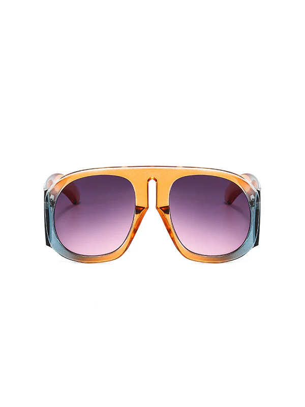 Sun-Protection Geometric Sunglasses Accessories - Image 12