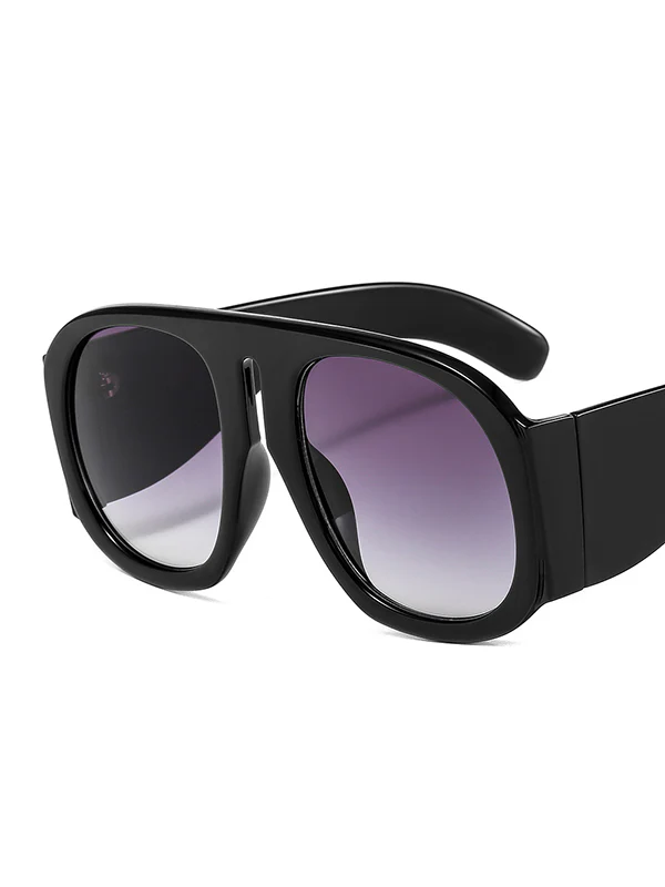 Sun-Protection Geometric Sunglasses Accessories - Image 3