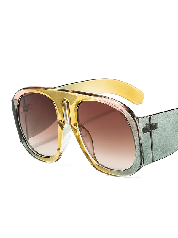 Sun-Protection Geometric Sunglasses Accessories - Image 5
