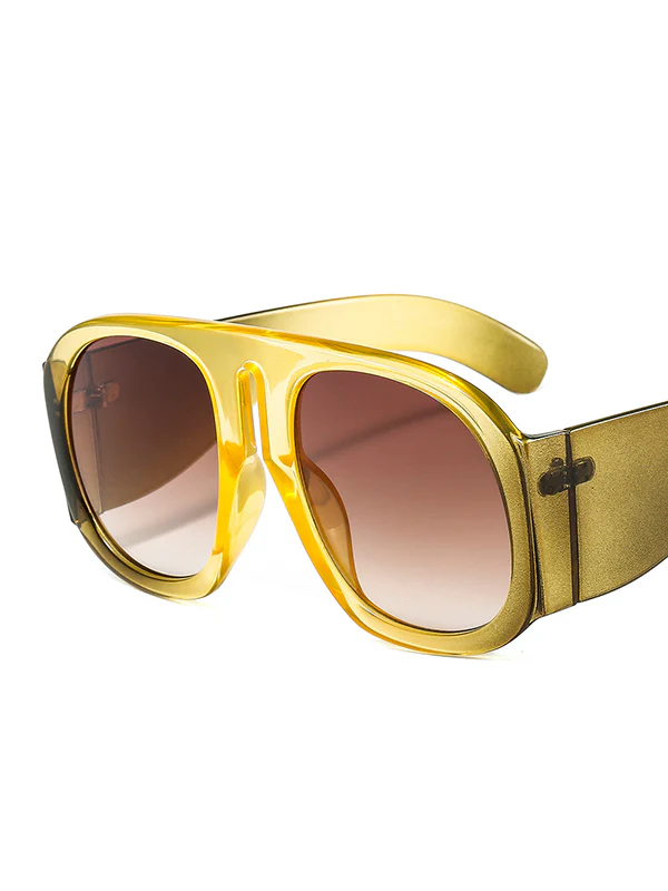 Sun-Protection Geometric Sunglasses Accessories - Image 6