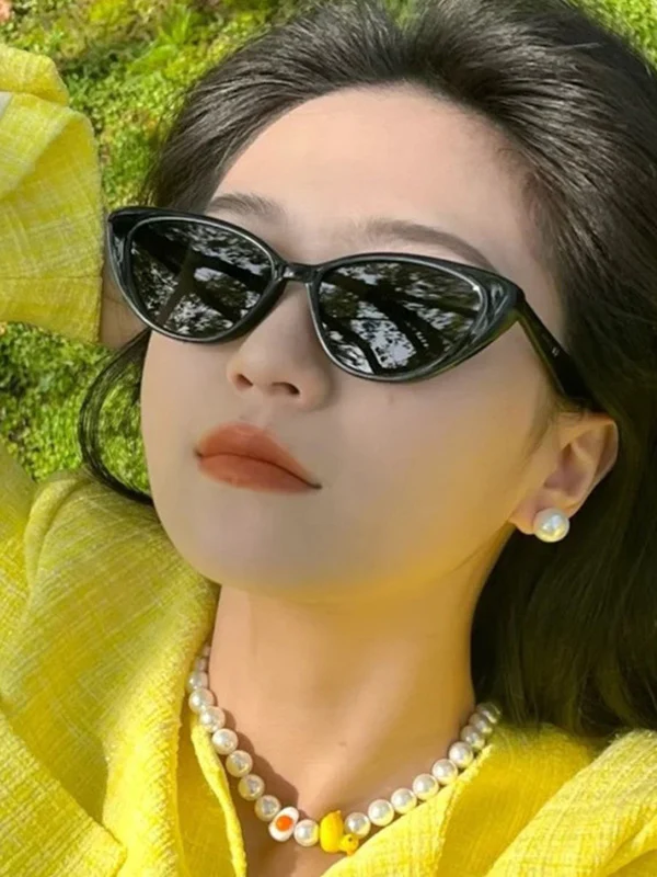 Sun-Protection Geometric Sunglasses Accessories - Image 2
