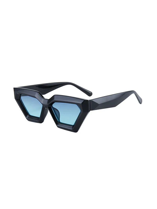 Sun-Protection Geometric Sunglasses Accessories - Image 3