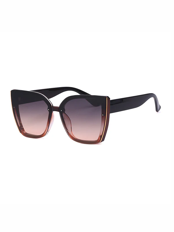 Sun-Protection Geometric Sunglasses Accessories - Image 12