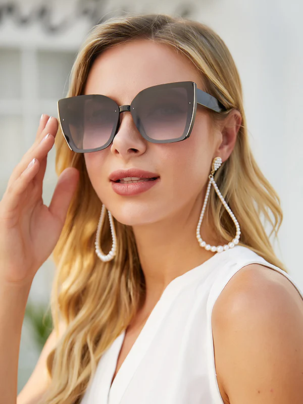 Sun-Protection Geometric Sunglasses Accessories - Image 2