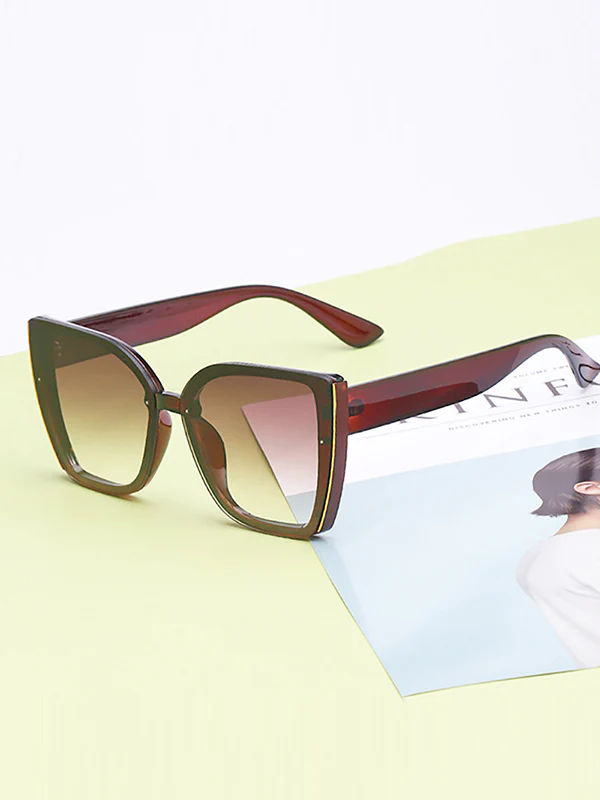 Sun-Protection Geometric Sunglasses Accessories - Image 7