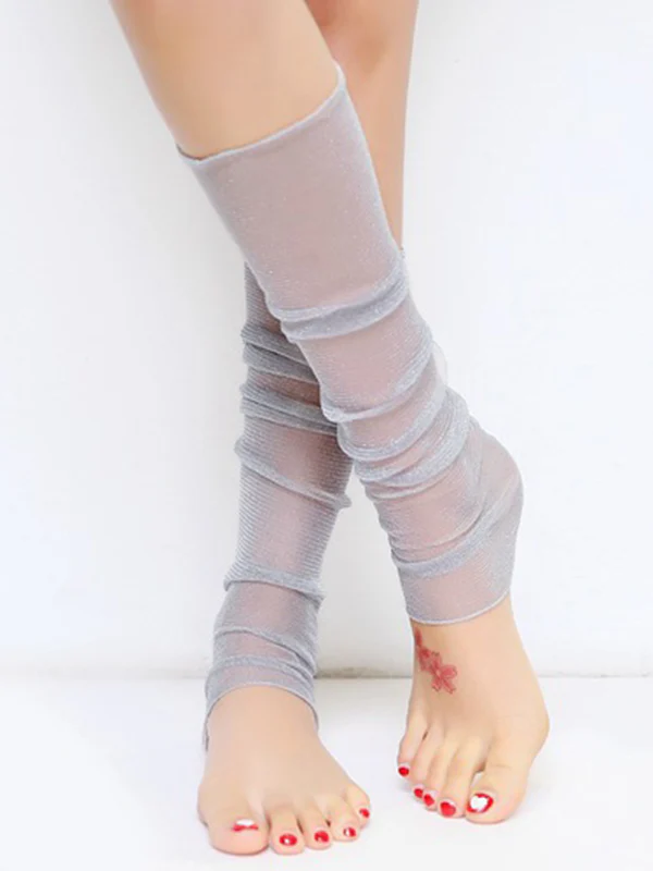 Sun Protection Mesh Solid Color Sleevelet - Image 6