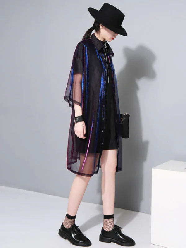 Sun Protection See-through Multicolor Cover-up - Image 4